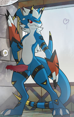 Sven
art by blitzdrachin
Keywords: anime;digimon;dragon;guilmon;giramon;flamedramon;sven;male;anthro;solo;penis;spooge;blitzdrachin