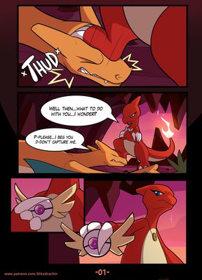 Unexpected Reward 2
art by blitzdrachin
Keywords: comic;anime;pokemon;dragon;charizard;charmeleon;male;female;anthro;M/F;blitzdrachin