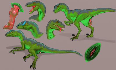 Raptor Anatomy
art by blondehusky
Keywords: dinosaur;theropod;raptor;deinonychus;male;feral;solo;penis;cloaca;closeup;reference;spooge;blondehusky