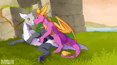 Spyro
art by blown-ego
Keywords: videogame;spyro_the_dragon;spyro;dragon;male;anthro;M/M;penis;missionary;anal;masturbation;spooge;blown-ego