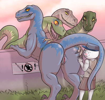 Jurassic Box
art by dangpa
Keywords: beast;jurassic_world;dinosaur;theropod;raptor;deinonychus;blue;echo;delta;charlie;female;feral;human;man;male;M/F;penis;vagina;suggestive;spooge;dangpa