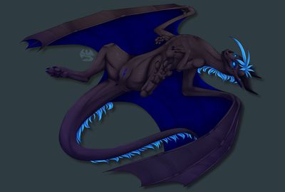 Blueclaws Stretches
art by darkarlett
Keywords: dragoness;female;feral;solo;vagina;darkarlett