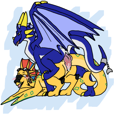 Blue and Adine
art by bluedragon62
Keywords: videogame;angels_with_scaly_wings;dragon;dragoness;wyvern;adine;male;female;feral;M/F;penis;from_behind;vaginal_penetration;spooge;bluedragon62