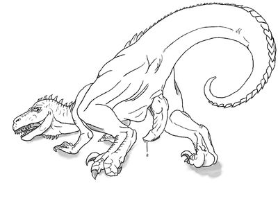 Bryhan the Raptor
art by bryhan881
Keywords: dinosaur;theropod;raptor;male;feral;solo;penis;presenting;spooge;bryhan881