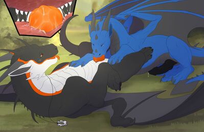 Forest Rest
art by by_dream
Keywords: dragon;syrazor;male;feral;M/M;penis;oral;internal;closeup;spooge;by_dream