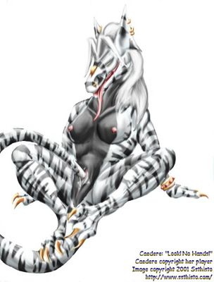 Caedere Raptor
art by ssthisto
Keywords: dinosaur;theropod;raptor;deinonychus;female;anthro;breasts;solo;tailplay;vaginal_penetration;masturbation;spooge;ssthisto