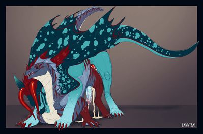 Haloren and Lysander
art by cannibalistic-tendencies
Keywords: dragon;male;feral;M/M;penis;from_behind;anal;spooge;cannibalistic-tendencies