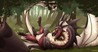 Ayrrenth
art by cannibalistic-tendencies
Keywords: dragon;male;feral;solo;penis;masturbation;spooge;cannibalistic-tendencies