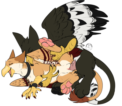 Gryphons Mating
art by carifoxleopard
Keywords: gryphon;male;female;feral;M/F;penis;from_behind;vaginal_penetration;carifoxleopard