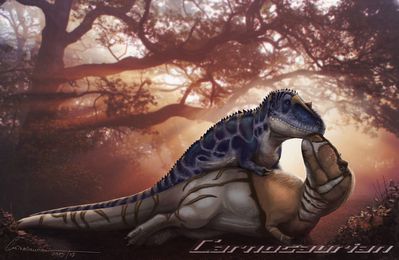Tender Nuzzles 2
art by carnosaurian
Keywords: dinosaur;theropod;daspletosaurus;male;female;feral;M/F;romance;non-adult;carnosaurian