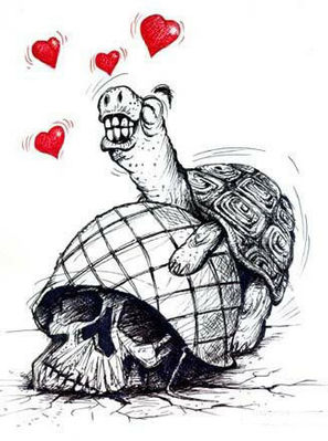 Wrong Lover
unknown artist
Keywords: comic;chelonian;tortoise;male;feral;from_behind;humor