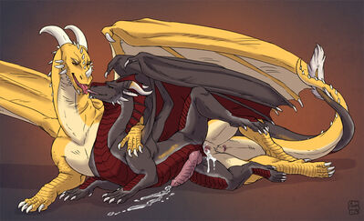 Drakes Spooning
art by cbh
Keywords: dragon;male;feral;M/M;penis;spoons;anal;spooge;cbh