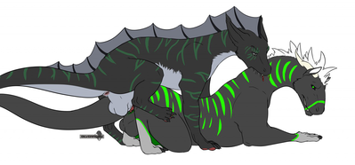 Fluffy x Silver
art by chakat-silverpaws
Keywords: dragon;male;feral;M/M;penis;from_behind;anal;chakat-silverpaws