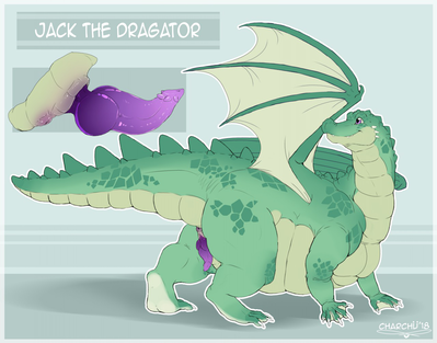 Jack the Dragator Reference
art by charchu
Keywords: crocodilian;alligator;dragon;hybrid;male;anthro;solo;penis;closeup;reference;charchu