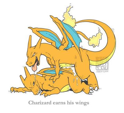 Charizard Earns His Wings
art by adam_wan
Keywords: anime;pokemon;dragon;dragoness;charizard;male;female;anthro;M/F;from_behind;spooge;adam_wan