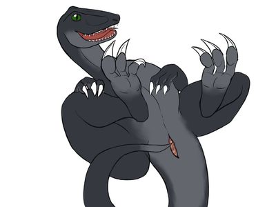 Lewd Raptor
art by cheetahs
Keywords: dinosaur;theropod;raptor;female;anthro;solo;cloaca;tailplay;masturbation;cheetahs