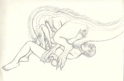 Raptor 69
art by chewtoy
Keywords: beast;jurassic_park;dinosaur;theropod;raptor;deinonychus;female;feral;human;man;male;ellie;alan;transformation;M/F;penis;vagina;69;oral;chewtoy