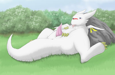 Chibisuke Relaxed
art by everydaydolphin
Keywords: anime;dragon_drive;dragon;chibisuke;male;anthro;solo;penis;spooge;everydaydolphin