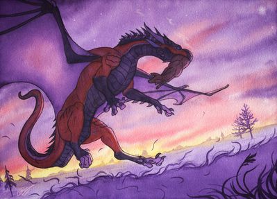 Succesful Hunt (Wings_of_Fire)
art by chickenzaur
Keywords: wings_of_fire;skywing;dragoness;female;feral;solo;non-adult;chickenzaur