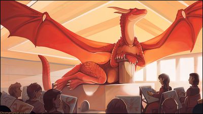 Pose
art by chromamancer
Keywords: dragon;feral;solo;non-adult;chromamancer