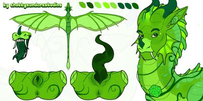 Leafwing Hybrid Reference (Wings_of_Fire)
art by chubbysandersstudios
Keywords: wings_of_fire;leafwing;rainwing;hybrid;dragon;male;feral;solo;penis;closeup;reference;chubbysandersstudios