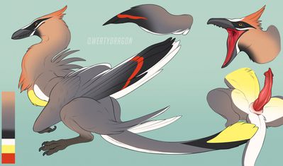 Waxwing Wyvern
art by qwertydragon
Keywords: dragon;wyvern;male;feral;solo;penis;reference;qwertydragon