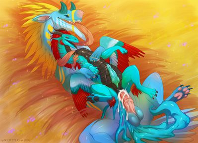 Volan and Xubu
art by cjros
Keywords: dragon;male;feral;M/M;penis;reverse_cowgirl;anal;spooge;cjros