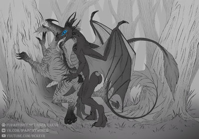 Skrills Having Sex
art by ckevr
Keywords: how_to_train_your_dragon;httyd;skrill;dragon;wyvern;male;feral;M/M;penis;from_behind;anal;ckevr