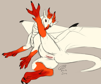 Seila
art by clb.
Keywords: dragoness;female;feral;solo;vagina;clb.