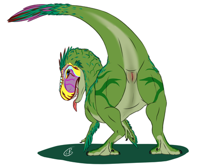 TRex Presenting
art by clb
Keywords: dinosaur;theropod;tyrannosaurus_rex;trex;female;feral;solo;presenting;clb