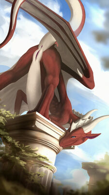 An Attractive View
art by coior
Keywords: dragoness;female;feral;solo;vagina;presenting;coior