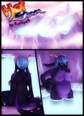 Hot Steam 1
art by ryukyur
Keywords: comic;dragoness;female;anthro;breasts;solo;vagina;ryukyur