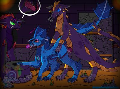 Jealous
art by comicstormcreations
Keywords: dragon;dragoness;male;female;feral;M/F;penis;from_behind;vaginal_penetration;lingerie;spooge;comicstormcreations
