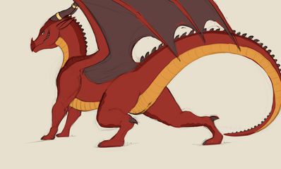 Skywing (Wings of Fire)
art by covertcanine
Keywords: wings_of_fire;dragoness;skywing;female;feral;solo;vagina;covertcanine