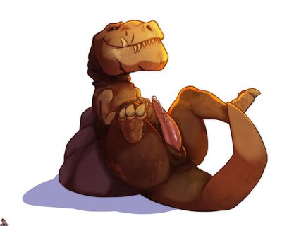 Butch
art by crazedg
Keywords: cartoon;the_good_dinosaur;dinosaur;theropod;tyrannosaurus_rex;trex;butch;male;anthro;solo;penis;spooge;crazedg