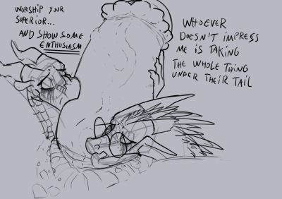 Serving Morrowseer 1 (Wings_of_Fire)
art by creativeclaws or dragonsponies
Keywords: wings_of_fire;nightwing;morrowseer;dragon;dragoness;male;female;feral;M/F;threeway;penis;oral;closeup;macro;dragonsponies;creativeclaws