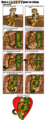 Janksy Comic
art by jesie
Keywords: crocodilian;alligator;furry;feline;leopard;male;female;anthro;humor;jesie