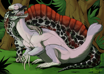 Unexpected Partnership
art by cultmastersleet
Keywords: dinosaur;theropod;spinosaurus;therizinosaurus;feral;solo;non-adult;cultmastersleet