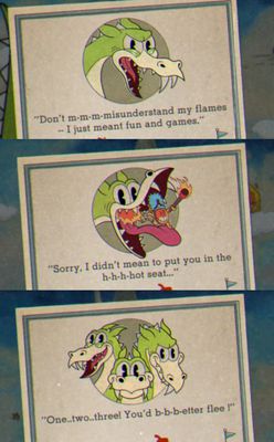 Cuphead Dragons
unknown artist
Keywords: videogame;cuphead;dragon;hydra;anthro;solo;non-adult