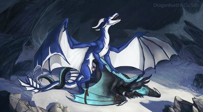 Warming Up
art by cu_sith and DragonHurd
Keywords: dragon;male;feral;M/M;bondage;penis;from_behind;anal;cu_sith;DragonHurd