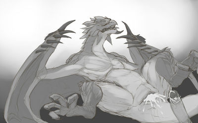 Filled Up Rathian
art by custapple
Keywords: beast;videogame;monster_hunter;dragoness;wyvern;rathian;female;feral;human;man;male;M/F;penis;cloaca;missionary;spooge;custapple