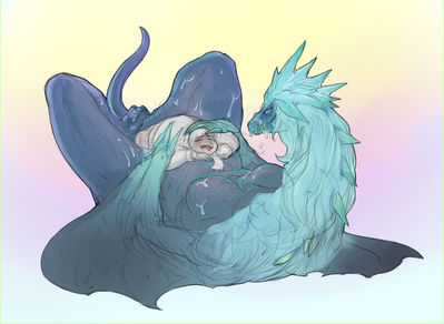 Winter Wyvern's Lesson
art by custapple
Keywords: beast;videogame;defense_of_the_ancients;dota;dragoness;wyvern;auroth;winter_wyvern;female;anthro;breasts;human;man;male;M/F;cowgirl;spooge;custapple