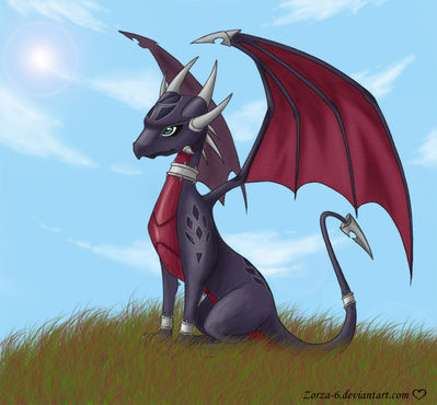 Cynder
art by zorza-6
Keywords: videogame;spyro_the_dragon;cynder;dragoness;female;anthro;solo;zorza-6