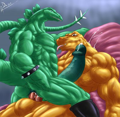 Dino Love
art by dark-moltres
Keywords: cartoon;extreme_dinosaurs;dinosaur;theropod;tyrannosaurus_rex;trex;stegosaurus;stegz;t-bone;male;anthro;M/M;penis;cowgirl;anal;spooge;dark-moltres