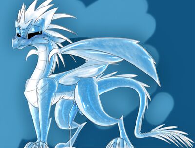 Winter Erect (Wings_of_Fire)
art by dark_star99
Keywords: wings_of_fire;icewing;winter;dragon;male;feral;solo;penis;spooge;dark_star99