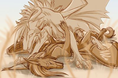 Autumn Day
art by darkarlett
Keywords: dragon;dragoness;male;female;feral;M/F;penis;missionary;vaginal_penetration;darkarlett