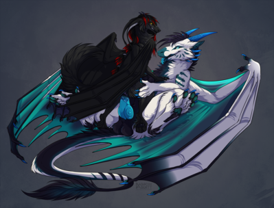 Lovely Moments
art by darkarlett
Keywords: dragon;dragoness;male;female;feral;M/F;penis;cowboy;vaginal_penetration;darkarlett