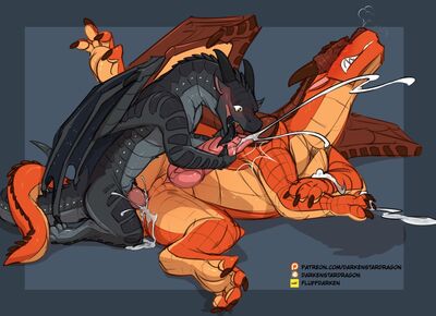 Messy Mudwing Studies (Wings_of_Fire)
art by darkenstardragon
Keywords: wings_of_fire;nightwing;mudwing;starflight;clay;dragon;male;feral;M/M;penis;oral;anal;missionary;masturbation;ejaculation;spooge;darkenstardragon