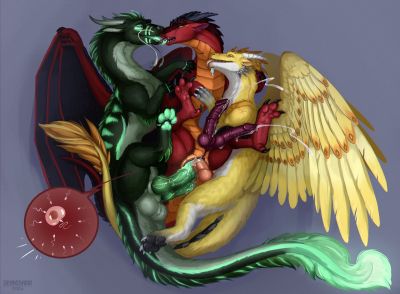 Cloudspotter Threeway (Wings_of_Fire)
art by deanosaior
Keywords: wings_of_fire;nightwing;skywing;hybrid;eastern_dragon;dragon;dragoness;male;female;herm;feral;M/F;threeway;penis;hemipenis;spoons;double_penetration;vaginal_penetration;spooge;internal;deanosaior