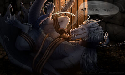 Let's Start This Game
art by deep.dark.fantasies~
Keywords: dragon;male;feral;solo;bondage;penis;ejaculation;spooge;deep.dark.fantasies~